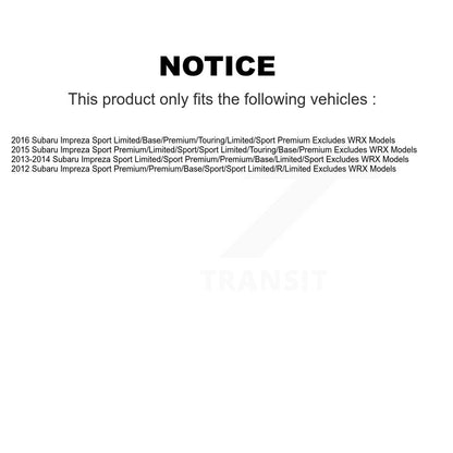 Suspension Strut Coil Spring Assembly Front Right 78A-13022 For Subaru Impreza