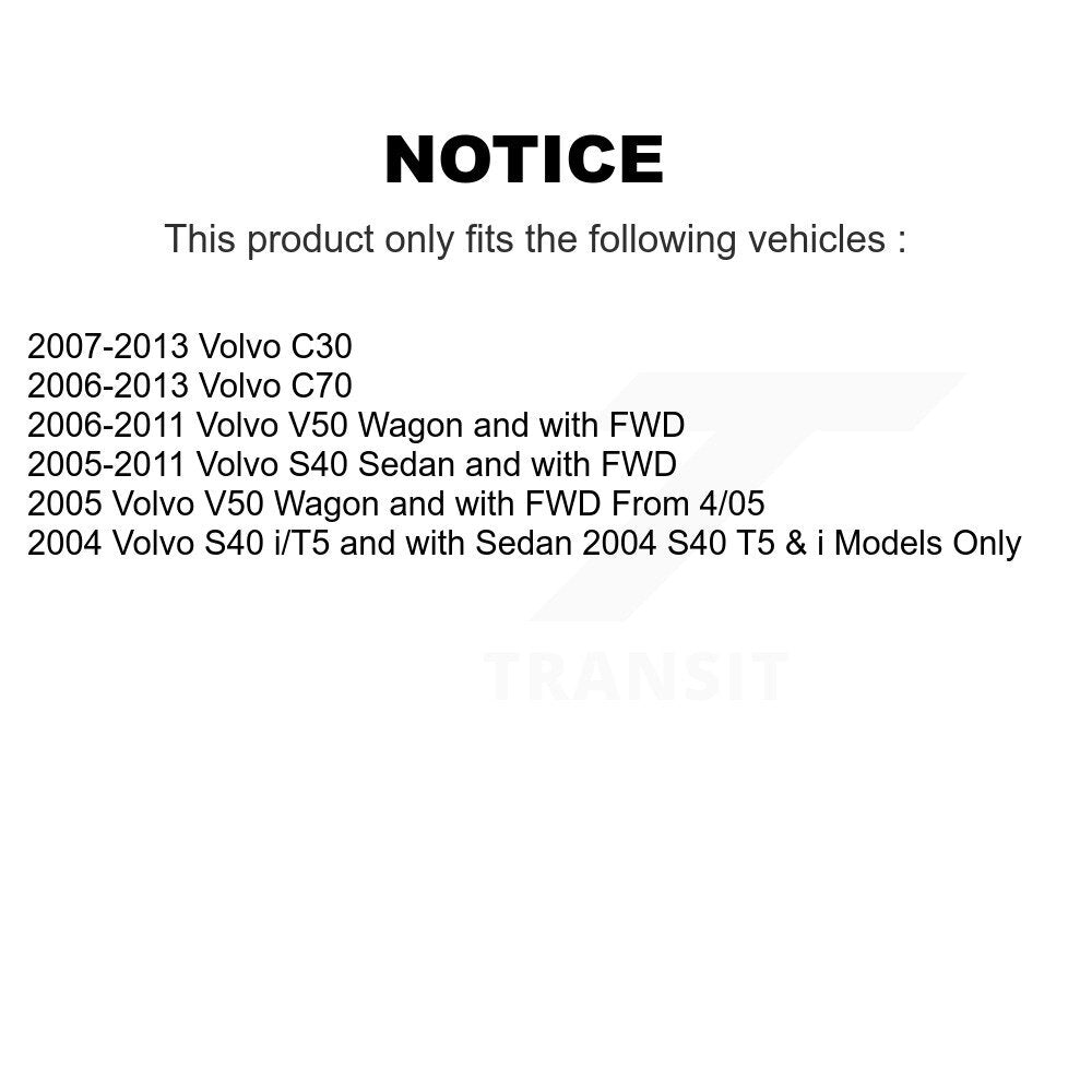 Suspension Strut Coil Spring Assembly Front Left 78A-13241 For Volvo S40 C30 V50