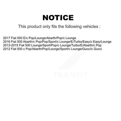 Suspension Strut Coil Spring Assembly Front Left 78A-13551 For Fiat 500