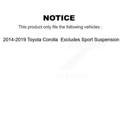 Suspension Strut Coil Spring Assembly Rear Left 78A-15065 For Toyota Corolla