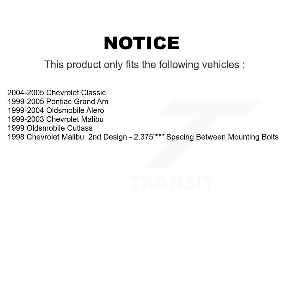 Suspension Strut Coil Spring Assembly Rear 78A-15130 For Pontiac Grand Am Malibu