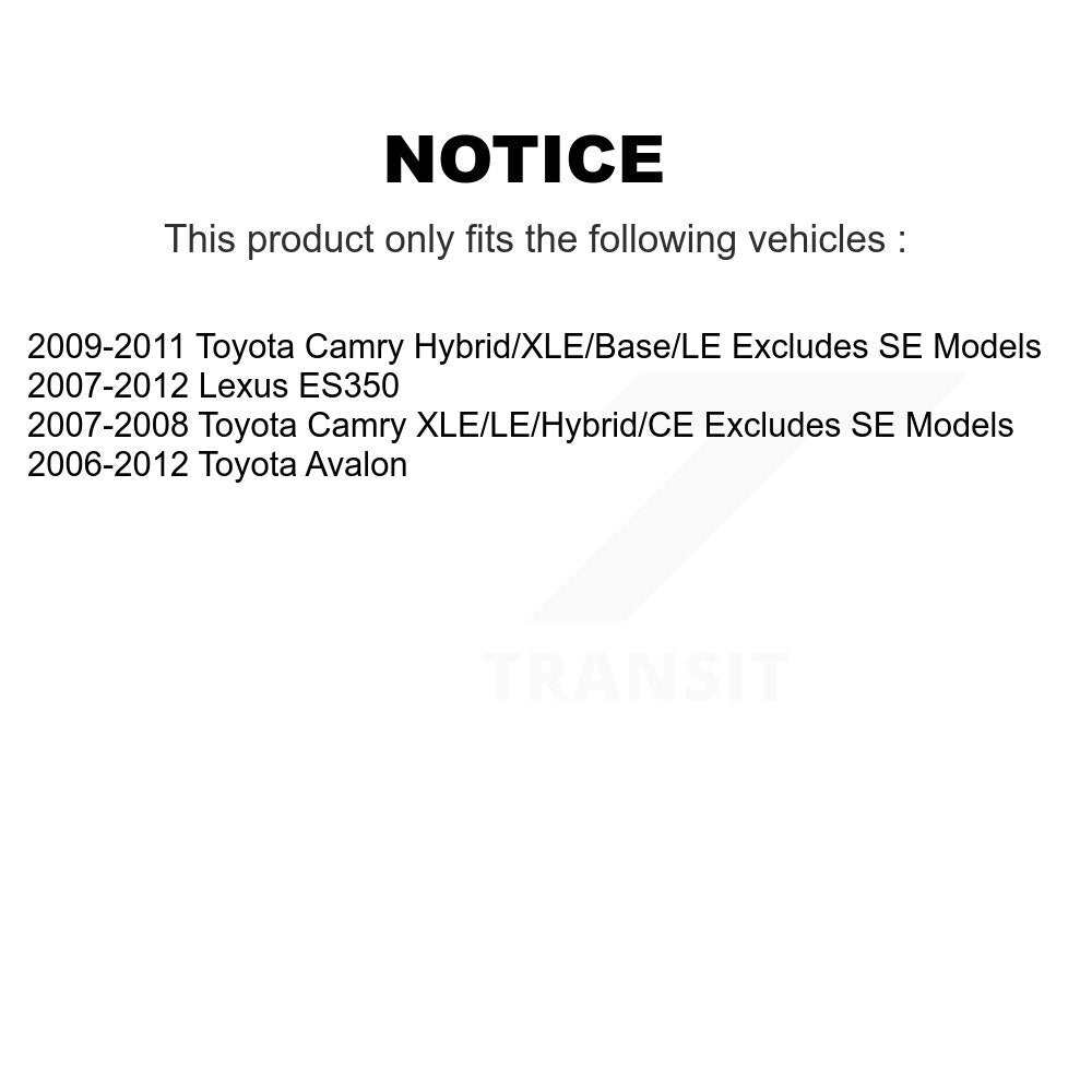Suspension Strut Coil Spring Assembly Rear Left 78A-15361 For Toyota Camry Lexus