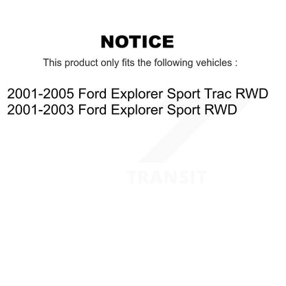 Disc Brake Rotor Hub Assembly (1 Piece Only) Front 8-680021 For Ford Explorer