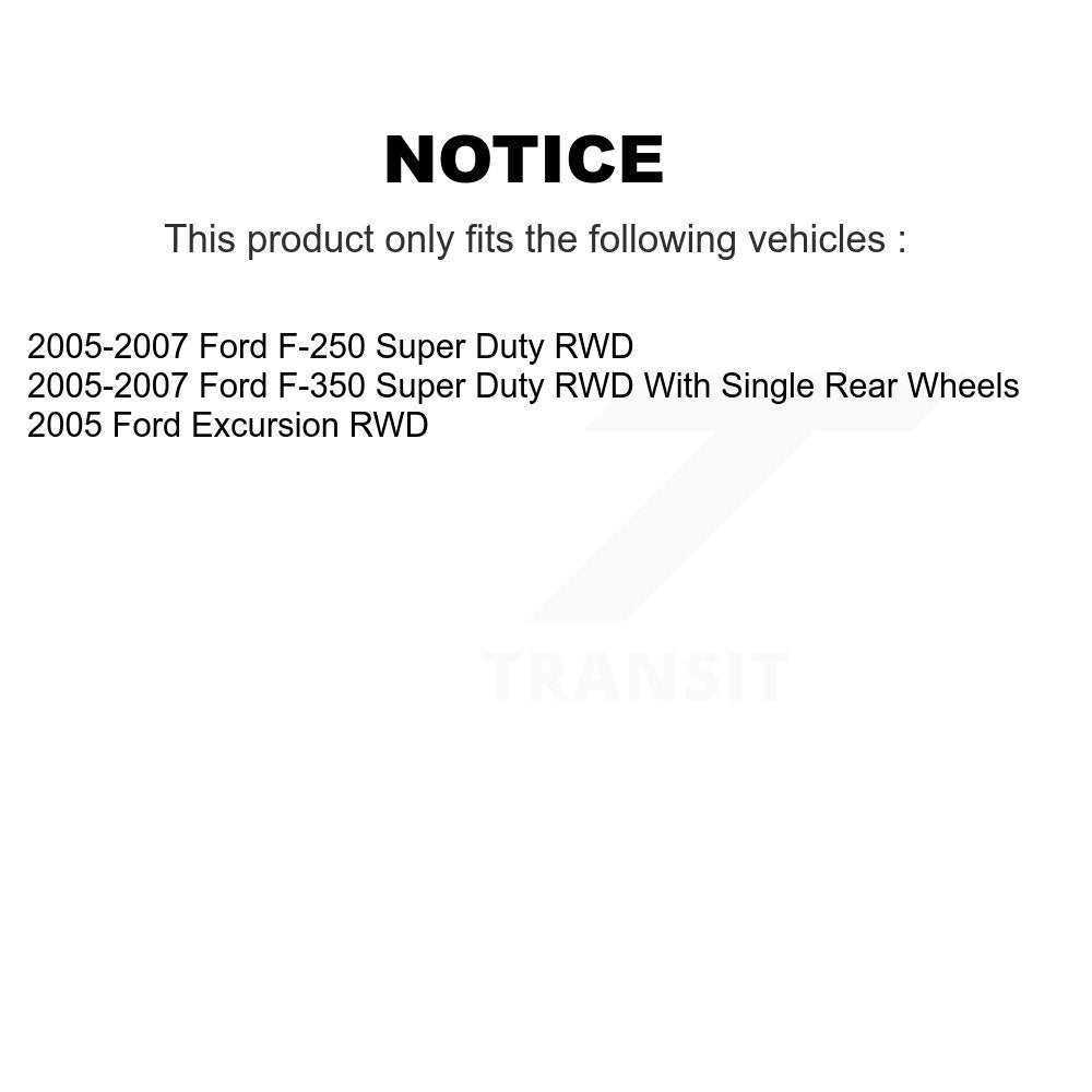 Disc Brake Rotor Hub Assembly (1 Piece Only) Front 8-680306 For Ford F-350 Super