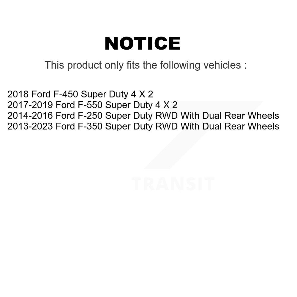 Disc Brake Rotor Hub Assembly (1 Piece Only) Front 8-681785 For Ford F-350 Super