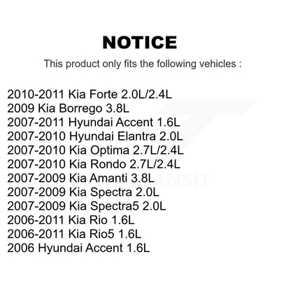 Electric Fuel Pump AGY-00210222 For Hyundai Kia Accent Elantra Rondo Forte Rio
