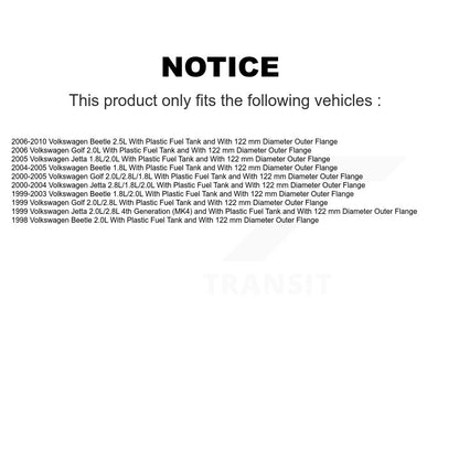 Fuel Pump Module Assembly AGY-00310459 For Volkswagen Jetta Golf Beetle