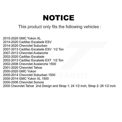 Fuel Tank Strap AGY-01110231 For Chevrolet GMC Tahoe Yukon Cadillac Avalanche XL