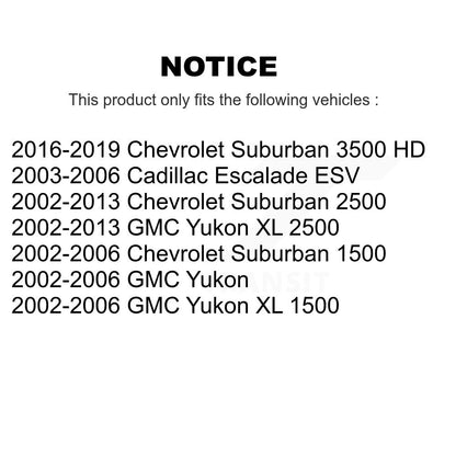 Fuel Tank Strap AGY-01110233 For GMC Chevrolet Yukon XL 1500 Suburban 2500 ESV