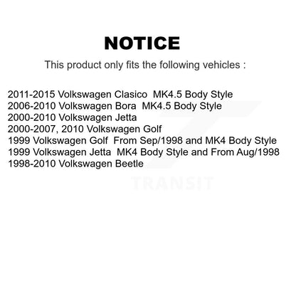 Fuel Tank Strap AGY-01110247 For Volkswagen Jetta Golf Beetle Bora Clasico