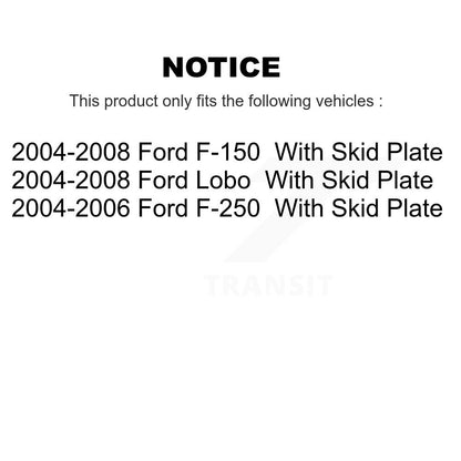 Fuel Tank Strap AGY-01110292 For Ford F-150 Lobo F-250 With Skid Plate