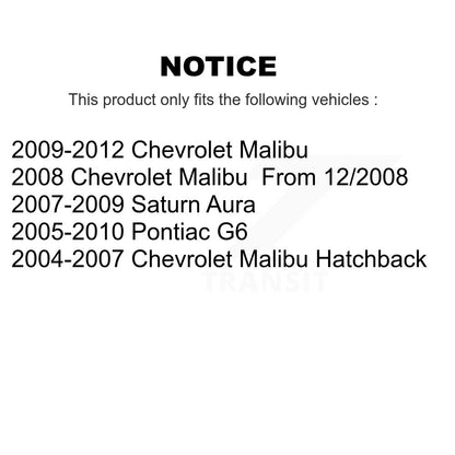 Fuel Tank Strap AGY-01110299 For Chevrolet Malibu Pontiac G6 Saturn Aura