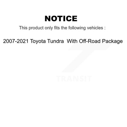 Fuel Tank Strap AGY-01110338 For 2007-2021 Toyota Tundra With Off-Road Package