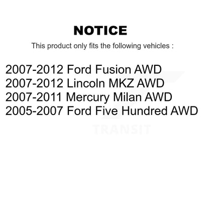 Fuel Tank Strap AGY-01110367 For Ford Fusion Lincoln MKZ Five Hundred Mercury