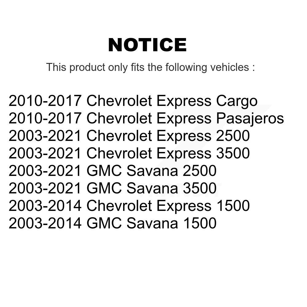 Fuel Tank Strap AGY-01110371 For GMC Chevrolet Savana 2500 Express 3500 1500