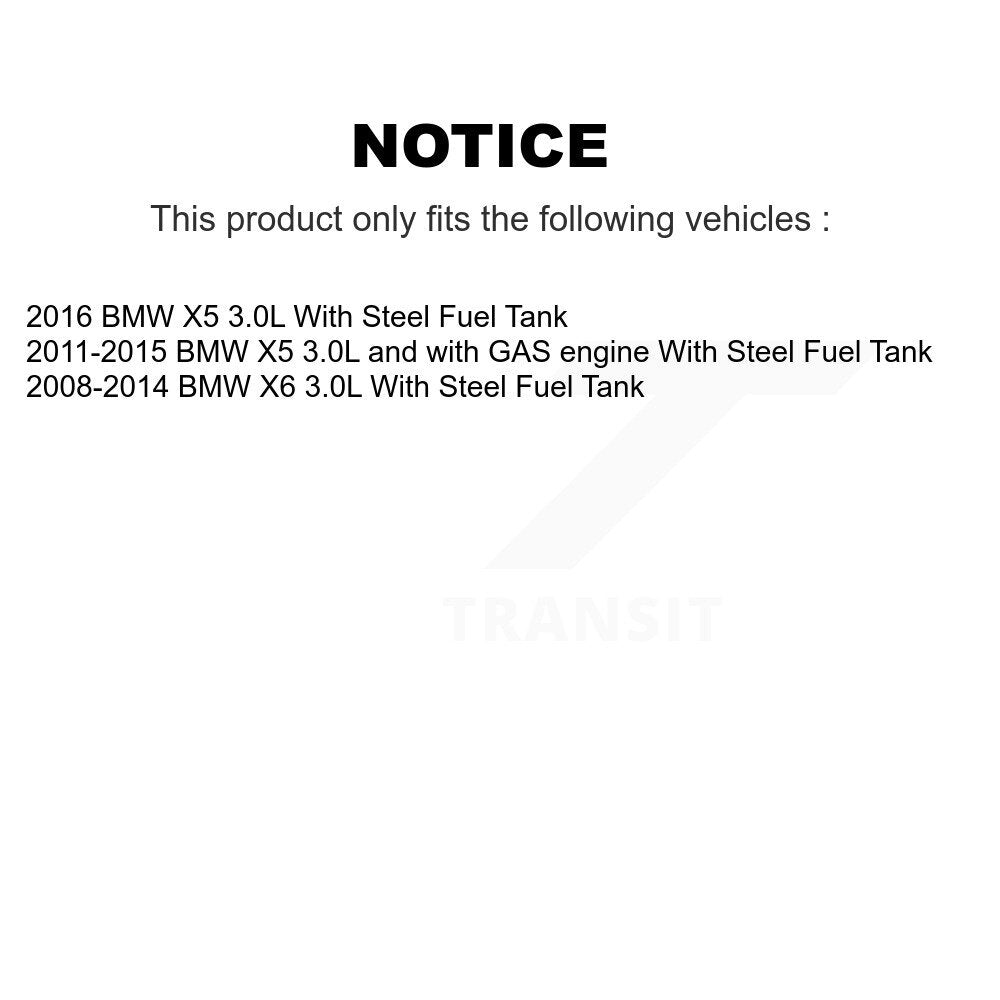 Fuel Pump Module Assembly AGY-4011339 For BMW X5 X6 With Steel Tank