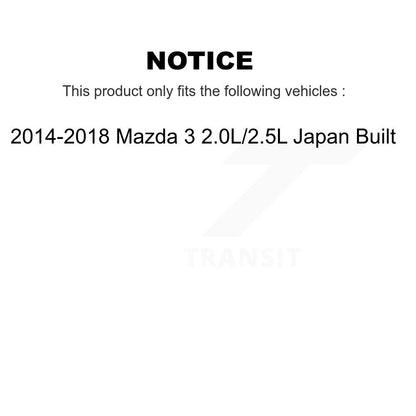 Fuel Pump Module Assembly AGY-4011497 For 14-18 Mazda 3 2.0L 2.5L Japan Built