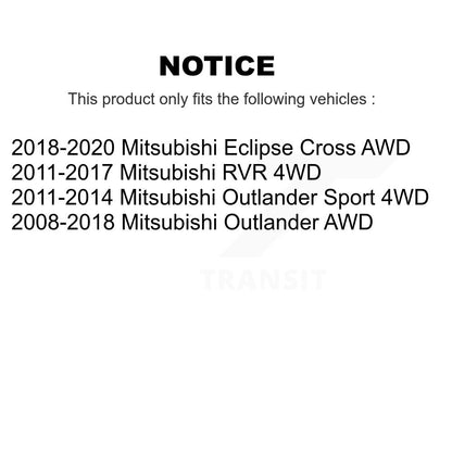 Fuel Tank Strap AGY-4040751 For Mitsubishi Outlander RVR Eclipse Cross Sport
