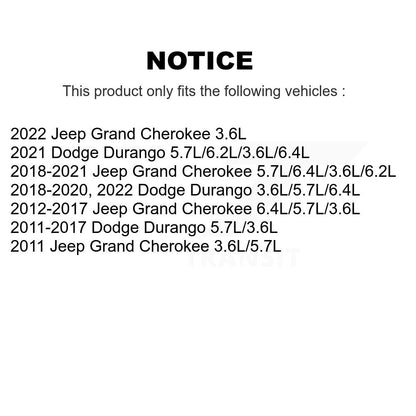 Fuel Tank Strap Front AGY-4040824 For Jeep Grand Cherokee Dodge Durango
