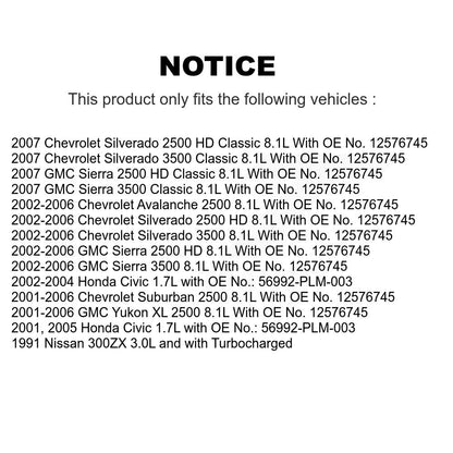 Accessory Drive Belt BAN-4PK1010 For Honda Civic GMC Chevrolet Sierra 2500 HD XL