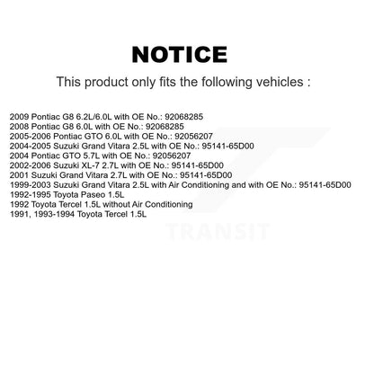 Accessory Drive Belt BAN-4PK1090 For Suzuki Grand Vitara XL-7 Pontiac G8 Toyota