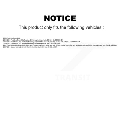Accessory Drive Belt BAN-4PK1300 For Ford Focus Nissan Altima EcoSport