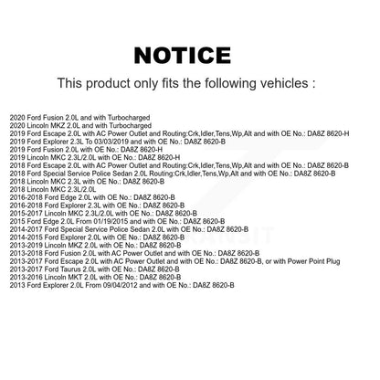 Accessory Drive Belt BAN-4PK1370 For Ford Escape Fusion Explorer Edge Lincoln