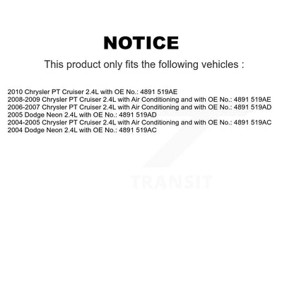 Accessory Drive Belt Power Steering Air Conditioning BAN-4PK1400 For Chrysler PT