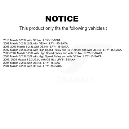 Accessory Drive Belt Air Conditioning BAN-5PK671F For Mazda 3 5