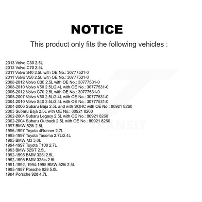 Accessory Drive Belt BAN-5PK890 For Volvo S40 Toyota C30 Subaru 4Runner V50 C70