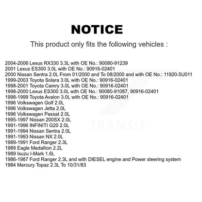 Accessory Drive Belt BAN-6PK1035 For Toyota Camry Lexus RX330 Solara Ford Ranger