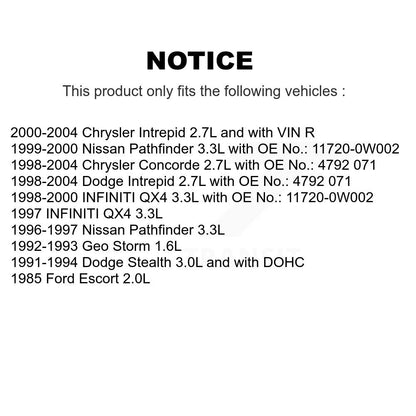 Accessory Drive Belt BAN-6PK1065 For Intrepid Dodge Chrysler Nissan Pathfinder