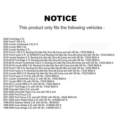Accessory Drive Belt BAN-6PK1725 For Ford F-150 Edge Fusion Lincoln MKX Focus
