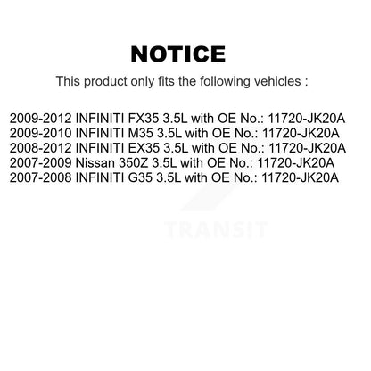 Accessory Drive Belt Air Conditioning Alternator Power Steering BAN-7PK2056A For