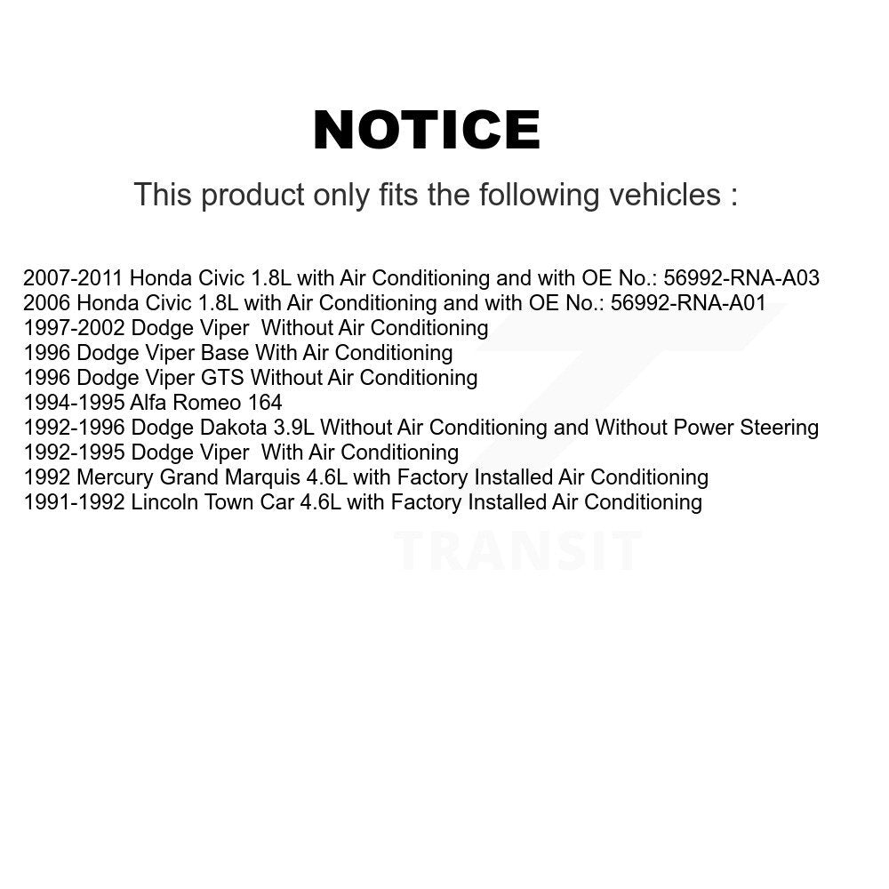 Belt Drive BAN-7PK2170 For Honda Civic Dodge Dakota Viper Lincoln Town Car Grand
