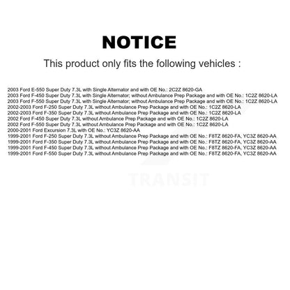 Accessory Drive Belt BAN-8PK3105 For Ford F-350 Super Duty F-250 Excursion E-550