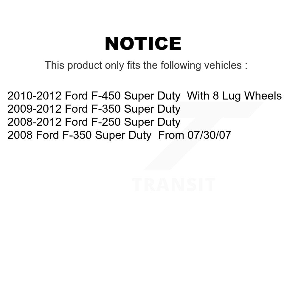 Ceramic Disc Brake Pads Rear CMX-D1334 For Ford F-350 Super Duty F-250 F-450