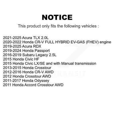 Ceramic Disc Brake Pads Front CMX-D1521 For Honda CR-V Odyssey Civic Acura RDX