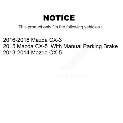 Ceramic Disc Brake Pads Rear CMX-D1624 For Mazda CX-5 CX-3