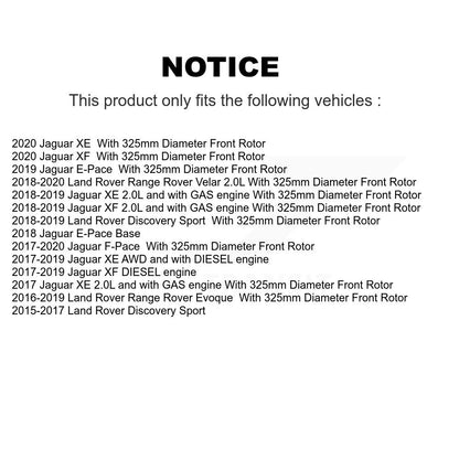 Ceramic Disc Brake Pads Front CMX-D1838 For Land Rover Jaguar F-Pace Discovery
