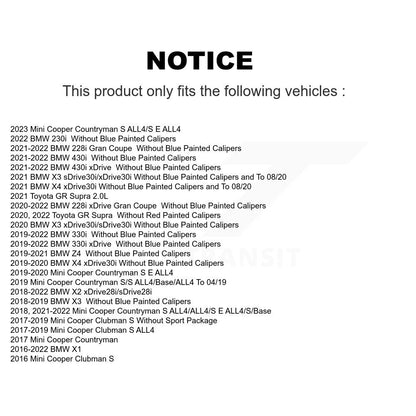 Ceramic Disc Brake Pads Front CMX-D1892 For BMW X3 X1 Mini Cooper Countryman X2