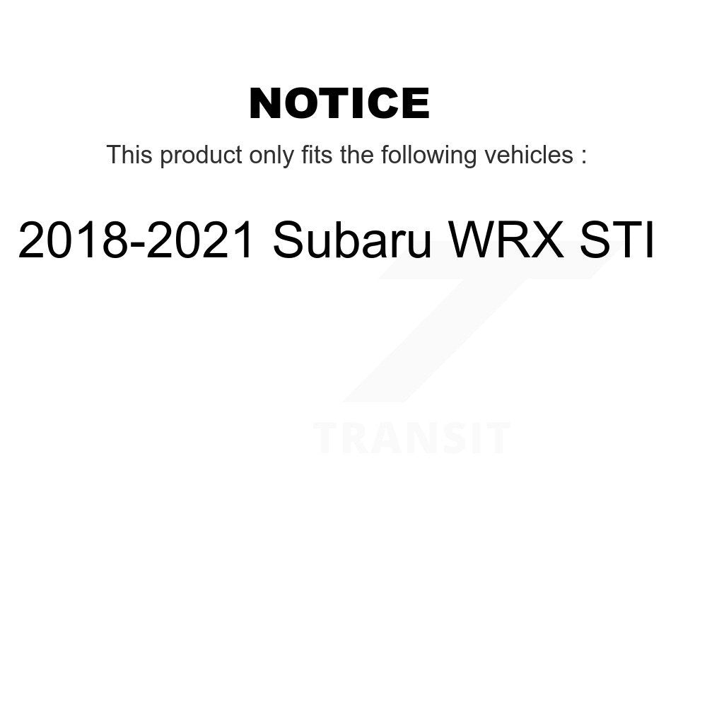 Ceramic Disc Brake Pads Rear CMX-D2118 For 2018-2021 Subaru WRX STI