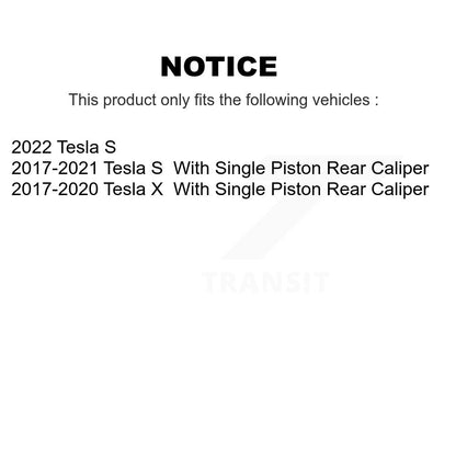 Ceramic Disc Brake Pads Rear CMX-D2164 For 2017-2025 Tesla X S