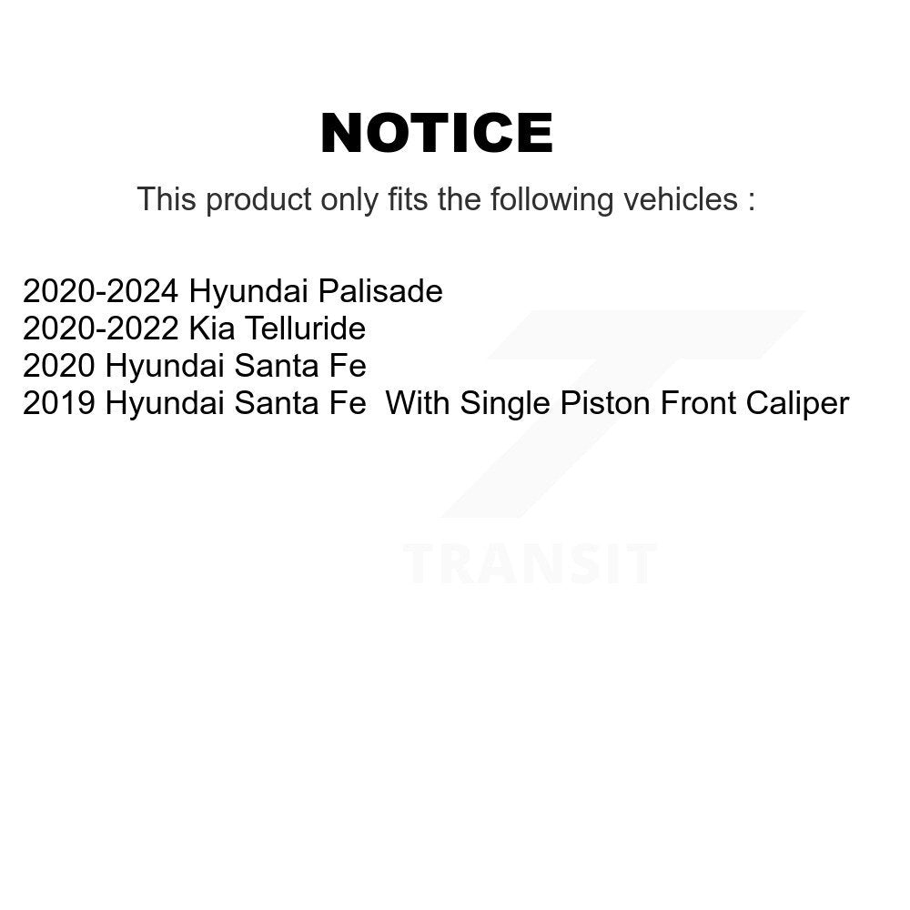 Ceramic Disc Brake Pads Rear CMX-D2199 For Hyundai Palisade Santa Fe Kia