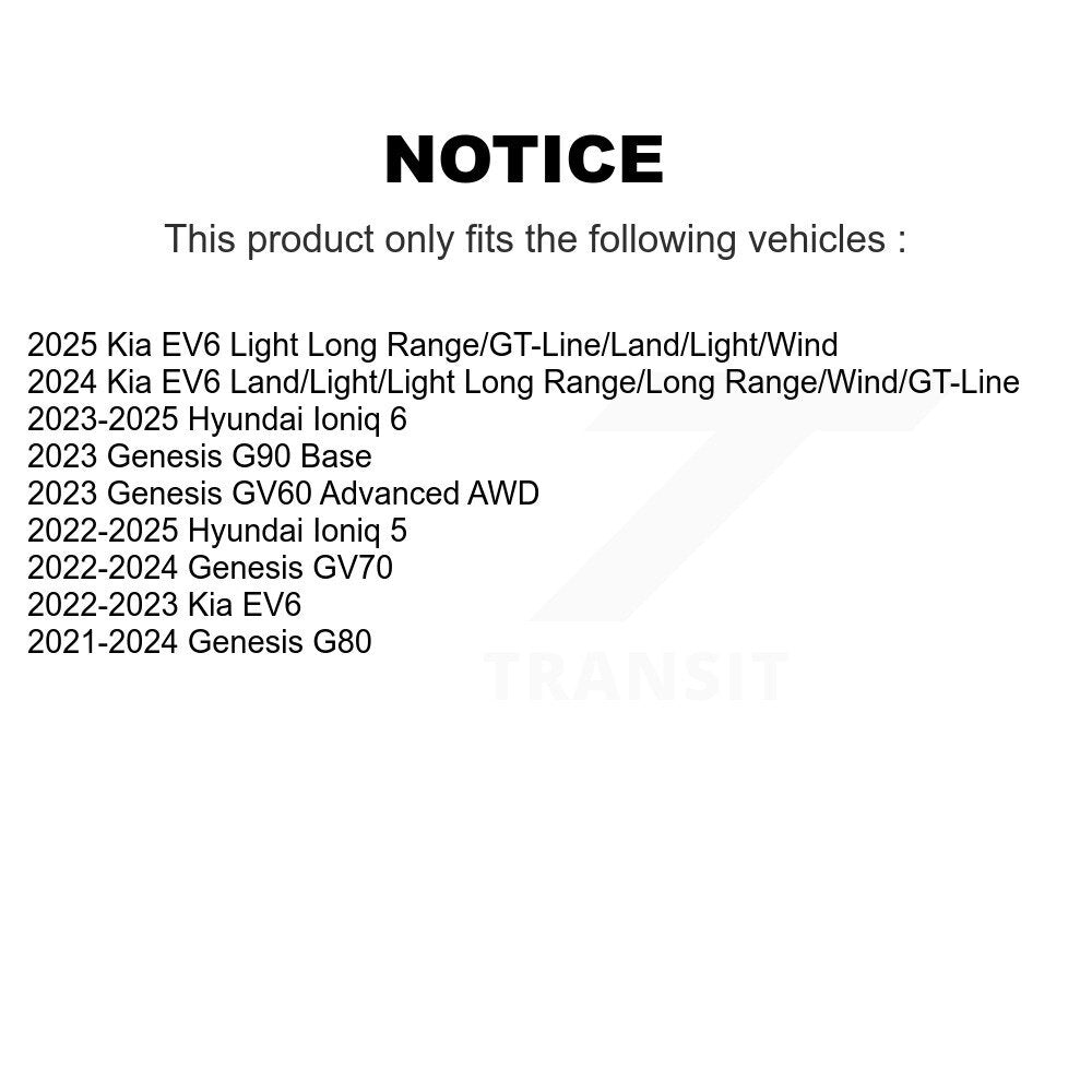 Ceramic Disc Brake Pads Rear CMX-D2394 For Hyundai Genesis Ioniq 5 GV70 Kia EV6
