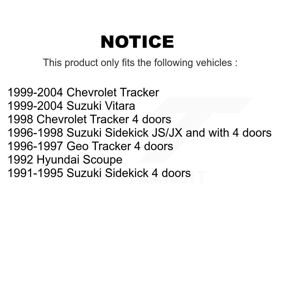 Ceramic Disc Brake Pads Front CMX-D556 For Tracker Chevrolet Suzuki Sidekick Geo