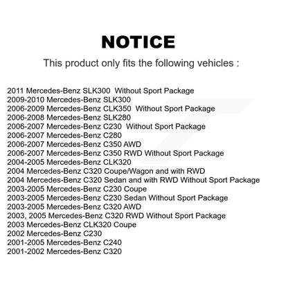 Ceramic Disc Brake Pads Front CMX-D872 For Mercedes-Benz C230 C240 C280 CLK350