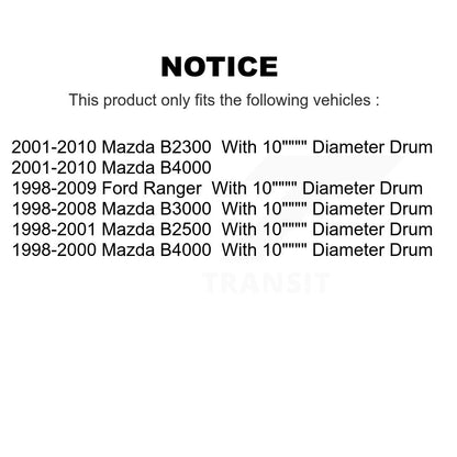 Drum Brake Wheel Cylinder Rear Pair For Ford Ranger Mazda B4000 B3000 B2300