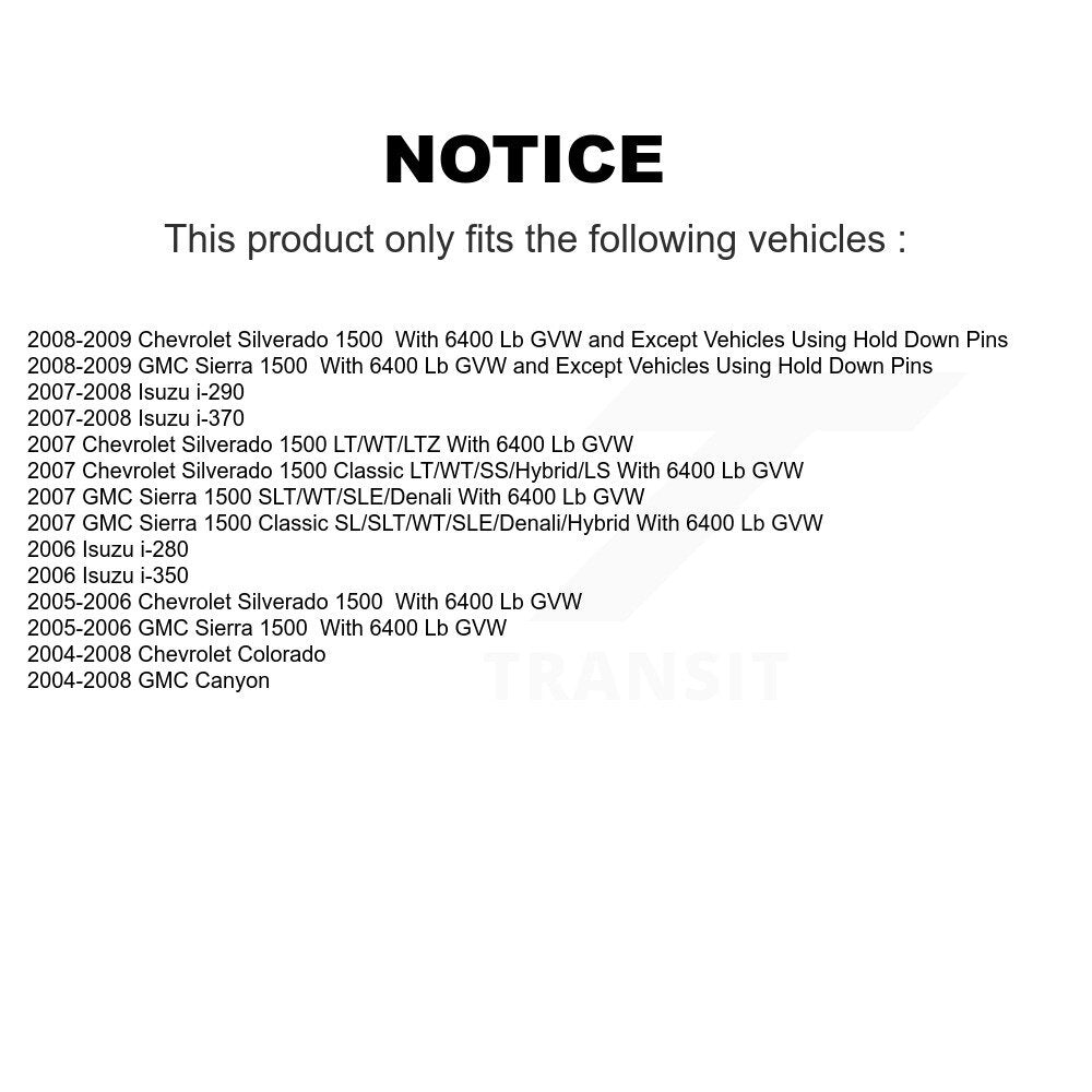 Drum Brake Wheel Cylinder Rear Pair For Chevrolet GMC Silverado 1500 Sierra