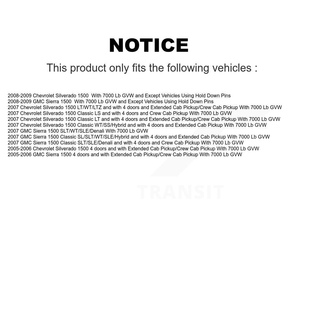 Drum Brake Wheel Cylinder Rear Pair For Chevrolet GMC Silverado 1500 Sierra HD